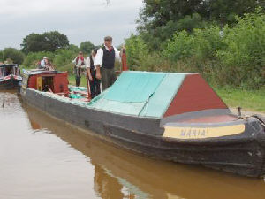 Maria horse drawn on the Trent and Mersey Canal